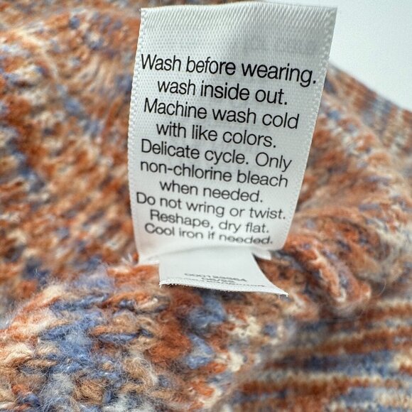 Nine West Women's Large Multi-color Wrap Sweater - Picture 9 of 9